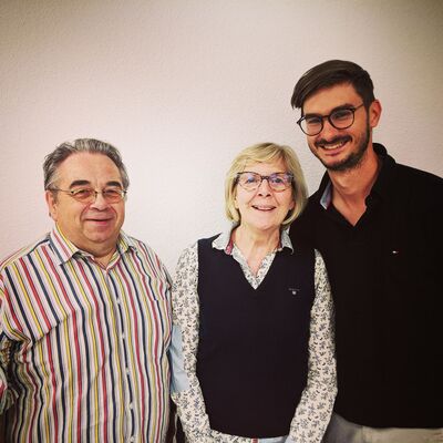 V.l.n.r.: Harald Treiber, Dr. Brigitte Auweter, Tobias Horn
