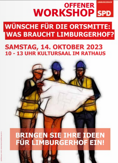 Einladungplakat zum offenen Workshop